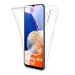 Coque 360 degré pour Samsung Galaxy A14 5G 6.6" - Coque integrale transparente Avant et arrière - Visiodirect -