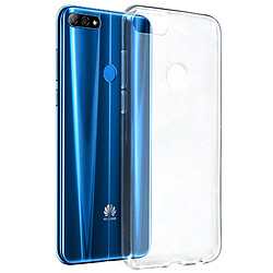 Avizar Coque Huawei Y7 2018 et Honor 7C Silicone Gel Souple Ultra-fine Transparente