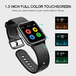 Universal Bracelet LCD battement cardiaque intelligent tactile étanche rappel bluetooth fitness suivi sport montre bracelet pas cher