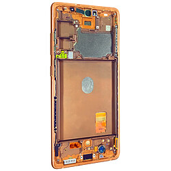 Bloc Complet Samsung Galaxy S20 FE 4G Écran LCD Vitre Tactile Original Orange