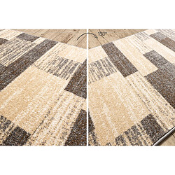 Avis RUGSX Tapis de couloir KARMEL Deski planches caramel gris 70cm 70x1200 cm