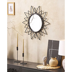 Beliani Miroir AROEK 61 cm Noir