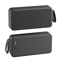 General Haut-parleur Bluetooth portable, haut-parleur Bluetooth 5 W Dual Pairing True Wireless Stereo HD, son surround pour l'extérieur, le camping, la plage, le sport, la piscine, la douche (noir--Q1)