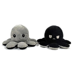 Universal Réversible Poulpe en peluche en peluche Toygrey Black