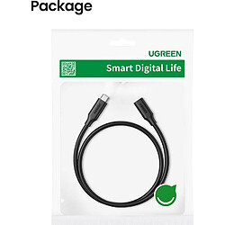 UGreen USB-C - USB-C 1 m Noir (UGR985BLK)