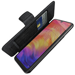 X-DORIA Étui pour Xiaomi Redmi Note 7 Folio AIR avec Porte-cartes et Fonction Stand Noir