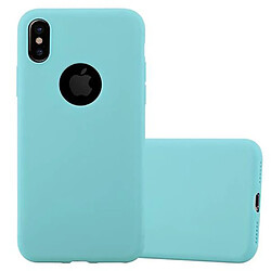 Cadorabo Coque iPhone X / XS Etui en Bleu