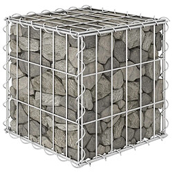 Maison Chic Jardinière,Lit surélevé - Bac à fleurs - pot de fleur cube à gabion Fil d'acier 30x30x30 cm -GKD27496