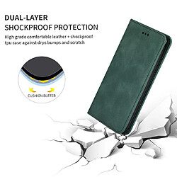 Wewoo Housse Coque Etui en cuir avec rabat horizontal magnétique pour Xiaomi Redmi Note8 Pro Retro Skin Feel Business vert armée pas cher