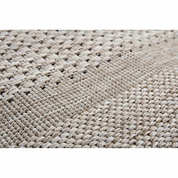 Avis Paris Prix Tapis Tissé Effet Sisal Hamstad Argent 200 x 290 cm