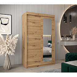 Abiks Meble Armoire PROMO T2 À Portes Coulissantes 200/120/62 2 Portes (Artisan/Artisan)