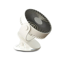 Avis KCASA 4W Mini Ventilateur de Bureau à Pince Rechargeable USB Ventilateur De Refroidissement Par Air Maison Dortoir Étudiant Ventilateur De Bureau Portable