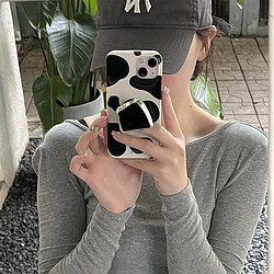 GUPBOO Étui pour iPhone11 Support de motif de lait étui de téléphone portable de style japonais et coréen en silicone