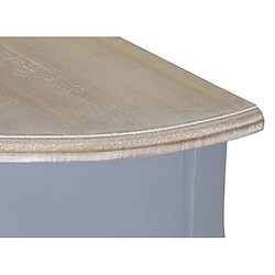 Pegane Table console en bois de pauwlounia et MDF coloris gris - Longueur 80,50 x Profondeur 34 x hauteur 78,50 cm pas cher