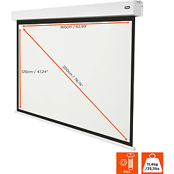 Ecran de projection celexon motorisé PRO PLUS sur batterie V2.0 160 x 120 cm