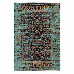 Paris Prix Tapis Tissé Vintage Oriental Charme Bleu 120 x 180 cm