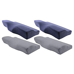 4x Coussin De Cou Respirant Coussin Coussin Soutien Traversin Femmes Reste Lit Oreiller