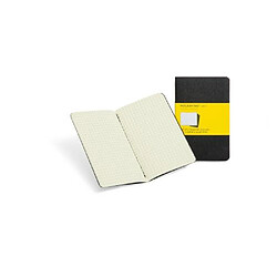 Acheter Moleskine Cahier quadrillé - Format de poche - Couverture souple en carton noire - 9 x 14 cm