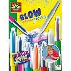 SES Creative Blow airbrush pens - Changement de couleur magique