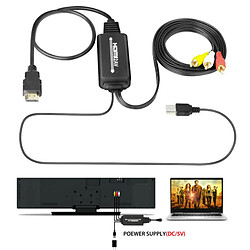 Universal Adaptateur HDMI 1080p pour câble audio/vidéo AV 3 RCA pour DVD HD PS4 pour TV