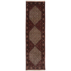 Acheter Vidal Tapis de couloir en laine 304x85 rouge Bidjar