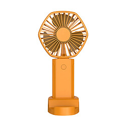 (Orange) Petit Ventilateur de Poche Mini Ventilateur De Bureau Silencieux Portable Rechargeable Usb pour Étudiant