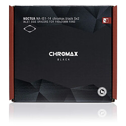 Avis Noctua NA-IS1-14 Sx2 chromax.Black, Entretoises d?Admission d?air pour Ventilateurs 140mm (Noir)