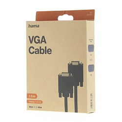 HAMA Câble VGA, Full-HD 1080p, 1,50 m