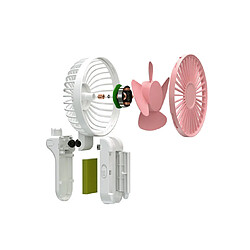 YP Select Mini ventilateur portable portatif rechargeable pliable mini ventilateur - rose 20.3X11X4.3Cm