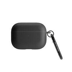 NATIVE UNION Coque pour Airpods Pro 2 Roam en Silicone avec Accrochage Métallique Noir