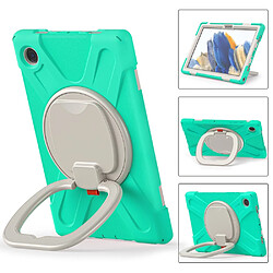 Coque en silicone avec béquille rotative à 360° Vert menthe pour Samsung Galaxy Tab A8 10.5 (2021)