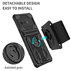 Coque en TPU anti-griffes avec béquille, noir pour Google Pixel 6 Pro