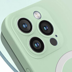 Acheter Avizar Coque Magsafe pour iPhone 15 Pro Max Silicone Soft-touch Mag Cover Vert