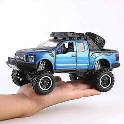 Universal 1:32 Ford Raptor F150 Alloy Car Model Toys (bleu)