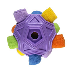 Jouets pour chiens Snuffle Ball, Tapis à priser pour la recherche de nourriture, Distributeur de friandises pour chiots, Jouets pour chiens à alimentation lente, Bande de tissu de jeu de friandises interactives, Jouets de puzzle pour chiens de nourriture