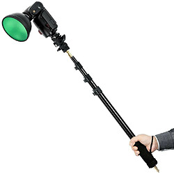 Justgreenbox 21-63 "/55-160 cm Portable Light Boom Pole Stick 1/4" Filetage Mâle pour WITSTRO Flash AD180 AD360 - 32992483825