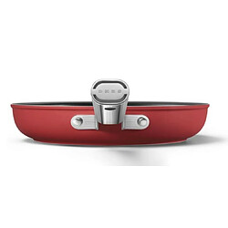 Smeg Poêle CKFF2601RDM rouge mat 26 cm tous feux