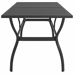 Salle à dîner de jardin 7 pcs,Table et chaise à manger Textilène et acier -MN30265 pas cher