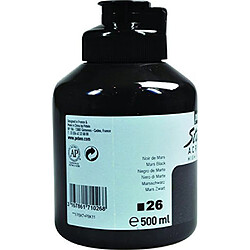 Avis Pébéo Peinture Acryliques Pot de 500 ml Noir de Mars