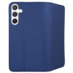 Acheter Htdmobiles Housse pour Samsung Galaxy A35 5G - etui coque pochette portefeuille + verre trempe - BLEU MAGNET