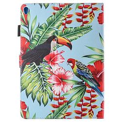 Avis Wewoo Coque pour iPad Pro 10.5 pouces Fleurs et Oiseaux Motif Horizontal Housse en cuir Flip avec 3 Gears Holder & Card Slots