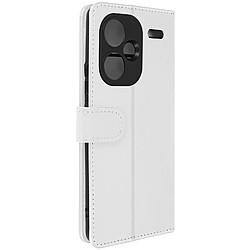 Avizar Étui pour Redmi Note 13 Pro Plus Porte-carte Support Vidéo Série Vintage Blanc