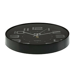 Avis Horloge Murale Versa Noir polypropylène 3,7 x 30 x 30 cm