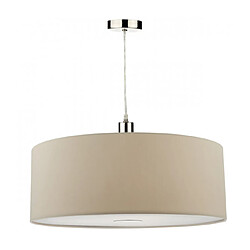 Luminaire Center Suspension Ronda Taupe 1 ampoule 22cm