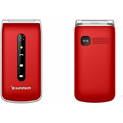 Téléphone portable pour personnes âgées Sunstech CELT18RD