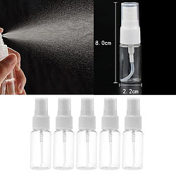 Acheter 5x Atomiseur Vide Rechargeable Transparent Pulvérisateur à Brume Fine Rechargeable 10 Ml