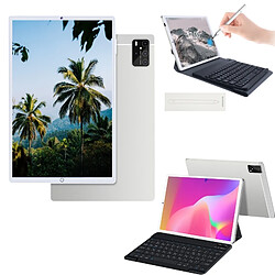 Tablette Tactile VANWIN S60 64 Go 10.1 Pouces Android 12 Dual 4G LTE/SIM Avec clavier et étui de protection - Blanc