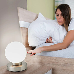 Avis BESTA lampe de chevet tactile 3 intensités, lampe de table avec fonction Touch, lumière de lecture, éclairage chambre, chambre enfant bébé, 3 niveaux de luminosité