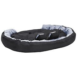 Acheter vidaXL Coussin réversible lavable pour chien Gris et noir 150x120x25cm