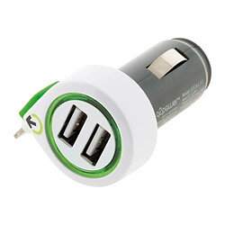 Acheter Chargeur de voiture avec câble et prise Iphone + 2 USB - Q2 Power